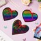 Rainbow Magic Scratch Art Set, 28 Heart Scratch Paper with Ribbons for Valentines Decorations, Scratch Art for Kids Class with 2Pcs 3D Stickers, Valentines Day Gifts for Kids (28 PCS Valentine Craft)